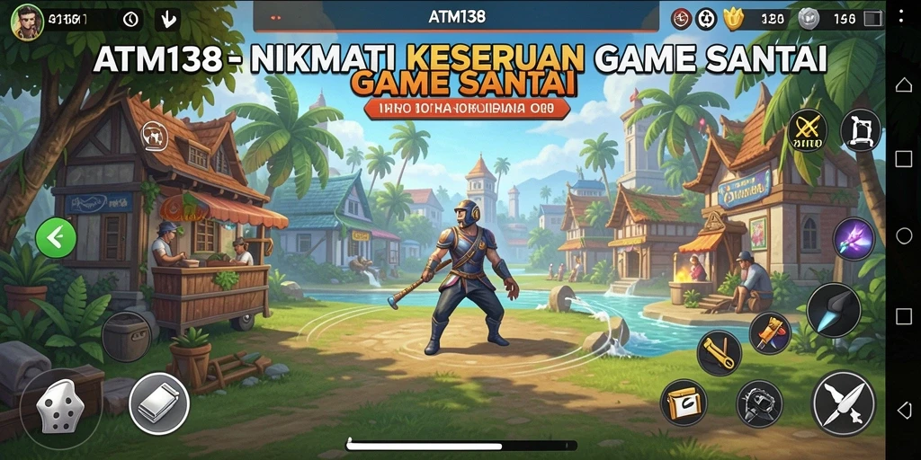 Screenshot tampilan gameplay menarik dari ATM138.
