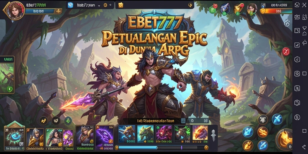 Tampilan gameplay mengasyikkan di dalam EBET777 dengan aksi bertarung yang seru.