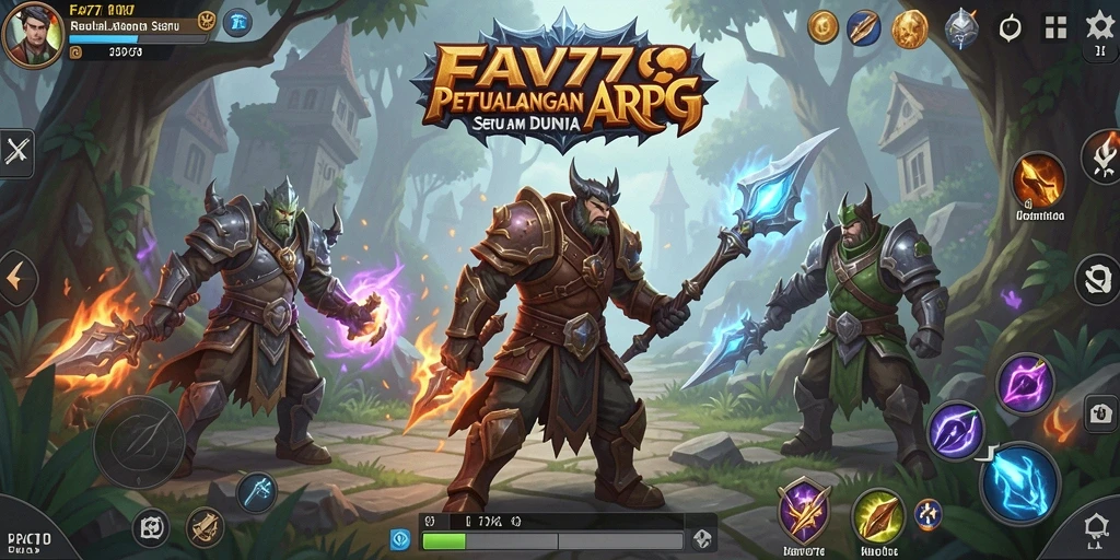 Tampilan menarik gameplay FAV77 dalam petualangan ARPG.