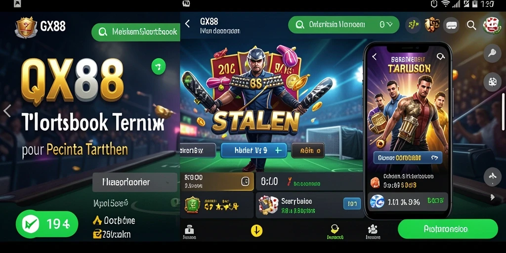 Tampilan gameplay GX88 saat taruhan olahraga berlangsung.