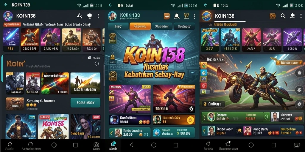 Tampilan antarmuka KOIN138 yang intuitif dan menarik.