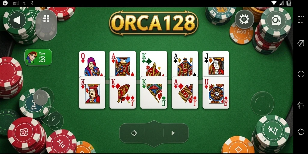 Tampilan menarik dari gameplay Domino ORCA128.