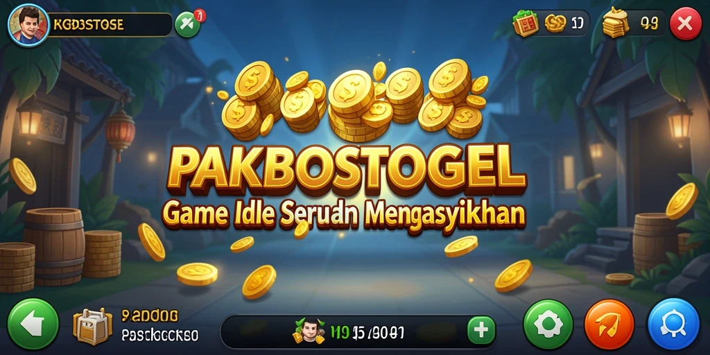Tampilan gameplay PAKBOSTOGEL yang menarik dan penuh warna.