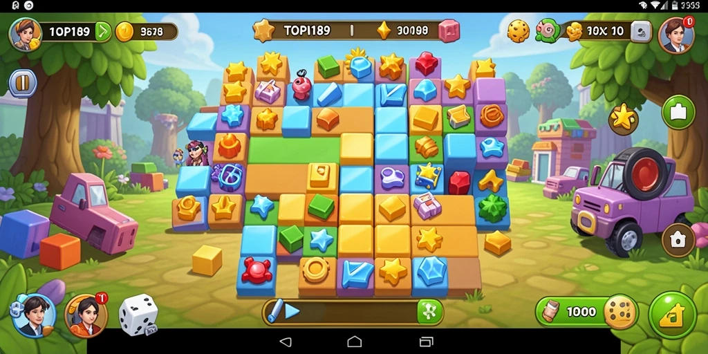 Screenshot gameplay menunjukkan keseruan permainan Puzzle TOPI189.