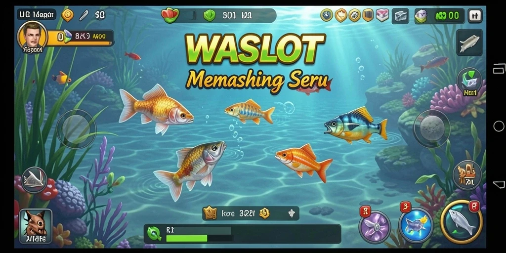 Tampilan menakjubkan dari gameplay memancing yang realistis.