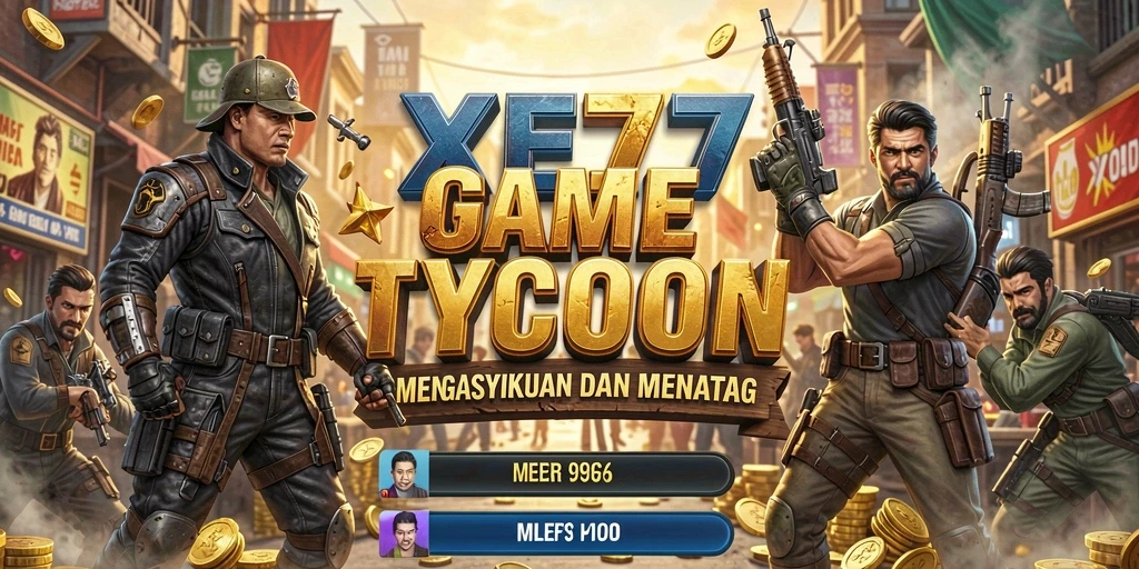 Screenshot gameplay XE77 yang menunjukkan aktivitas bisnis Tycoon yang menarik.